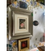 Image 1 : Flower Oil Painting 18HX20W Apple Oil Painting 10HX10W 2 Stained Glass Birds and Scenery