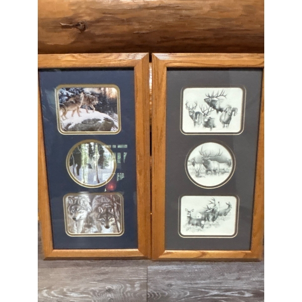 Set of animal prints H23” W13”