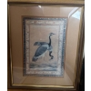 Image 1 : Bird Print 15 X 18 Framed Under Glass