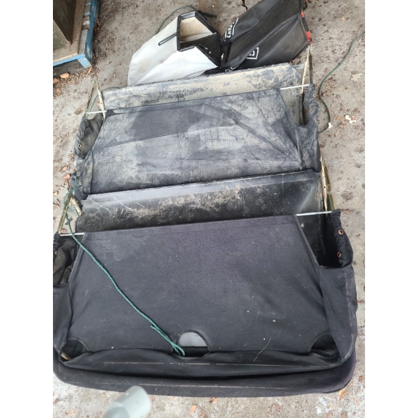 Grass Catchers for Ride-On Mower 52 L, 37 W X2 (No Model or Brand Marked)
