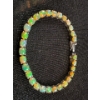 Image 1 : Sterling Silver & Natural Opal Bracelet 12.5g