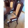 Image 2 : Gorgeous Solid Wood Dining Table w/ 6 Matching Chairs, In Great Shape - 65W, 42D, 30T
