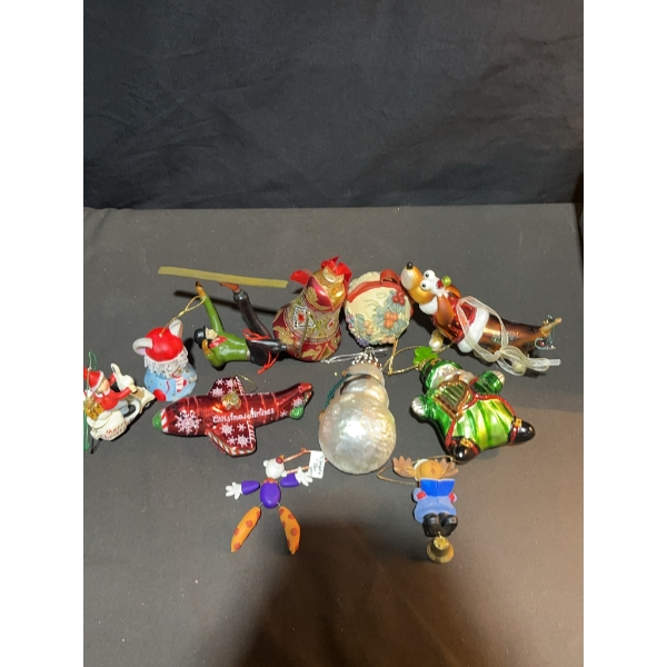 Christmas Tree Ornaments Including Jasco Mouse Taiwan