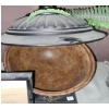 Image 4 : Decor Including: Brown/ Green Vases 6" Diameter Top, 14 T,  Bowl w/ Lid 11" Diameter, 11 T and More!