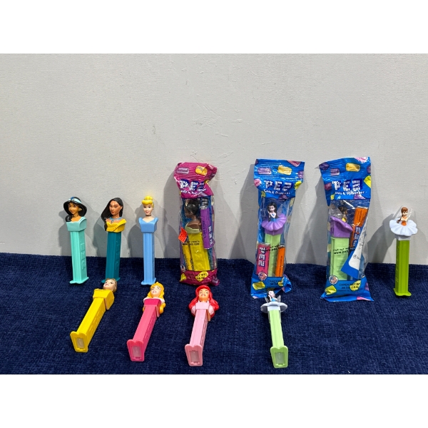 Collection of Pez Dispensers - Disney Princesses and Disney Faries