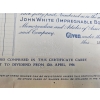 Image 3 : Vintage 5% Redeemable Cumulative Preference Share certificate For John White (Impregnable Boots) LMT