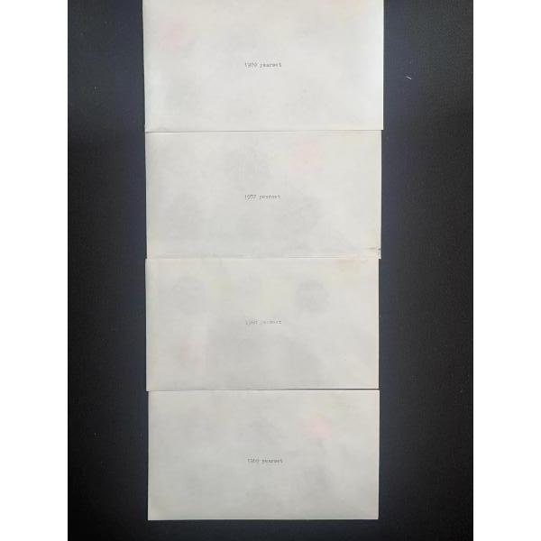 4 Canada Mint Uncirculated Coin Sets 1969, 1970, 1972, 1984