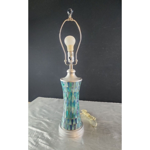 Stained Glass Inspired Table Lamp, Tested! Needs a Shade