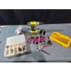 Image 1 : Ryobi Drill with Extra Battery, Drill Bit Set, Locks, Heavy Duty Hooks