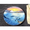 Image 2 : Sea Life Themed Plates from Bradford Exchange and Vintage Australian Tea Towels