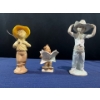 Image 1 : Set of Porcelain Figurines, 10H-5H