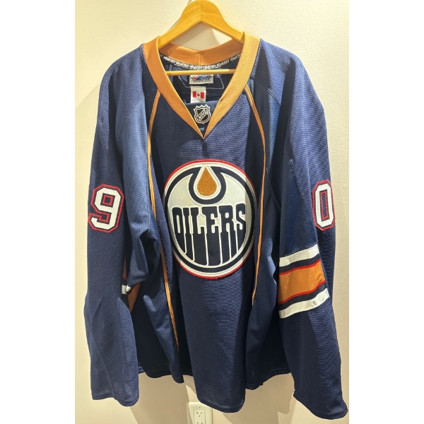 Edmonton Oilers Elite Sportswear #09 NHL Jersey  (Size Large)