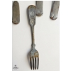 Image 8 :  Collection Of Vintage & Silver-Plated, Flatware Pieces, Which Are Typically Found As Collectibles.