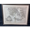 Image 2 : Framed Vintage Map