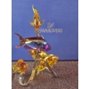 Image 2 : Swarovski Crystal Fish Sculpture with Multicolor Design
