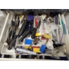 Image 2 : Cupboard & Drawer Contents - Beside Fridge Kitchen Knives Pots & more 