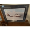 Image 3 : Pair of Airplane Prints w/ Copper Airplane Figure  (Largest is 23.5x20) 