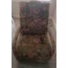 Image 1 : Lazy Boy Reclining Chair w/ Floral Print  27" x 32" x 48" tall