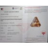 Image 3 : 9.96 ct Certified Imperial Topaz gemstone ($11,952 Appraisal)