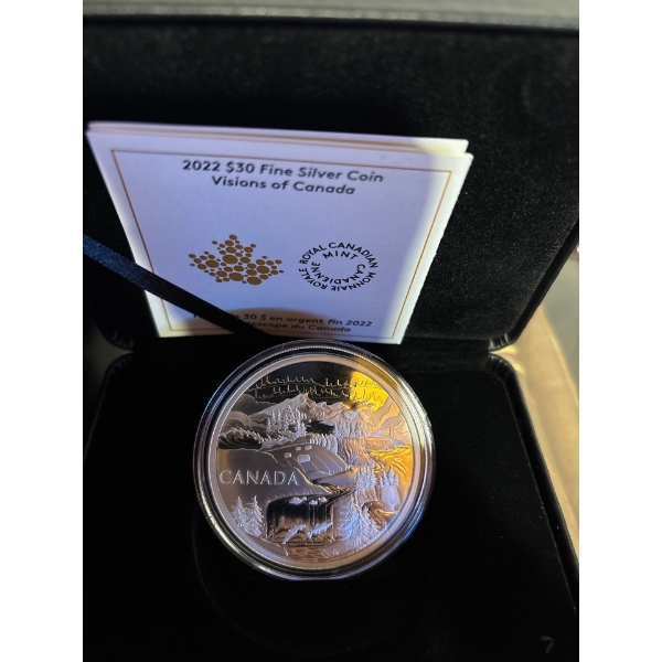 2022 $30 Visions of Canada - Pure Silver Coin