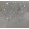 Image 1 : Waterford Crystal Sheila Pattern Water Goblets(8) - 7 3/8" Tall