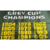 Image 2 : CFL Edmonton Eskimos Grey Cup Champions Autographed Flag & Team Cards RickyRae
