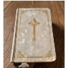 Image 4 : Beautifully Crafted Roman Catholic Prayer Book with Mother-of-Pearl Cover