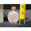 Image 6 : Wang Xisan Ji School Reverse Painting of a Dog Snuff Bottle