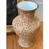 Image 4 : Floral Gold Embellished Vase Duo w/ Victorian Oil On Board Painting 9x11