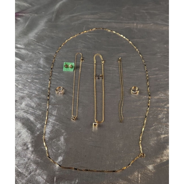 Enjoy This Collection of Gold-Toned Jewelery Items