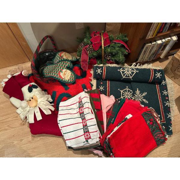 Decorate Your House Head To Toe With Christmas Bath Mat, Welcome Mats, Hand Towels, and Oven Mitts