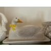 Image 5 : Bird Themed  Decorative Dishes - Berardos Portugal Woven Basket, Iridescent Swans (1 Ft Wide), More 