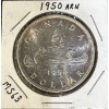 Image 1 : 1950 MS63 Canadian Dollar 80% Silver