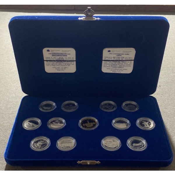 1992 Canadian 125th Anniversary Sterling Silver Proof Coin Set