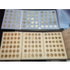 Image 1 : Completed Folders of Statehood Quarters and Lincoln Pennies 1911-1958