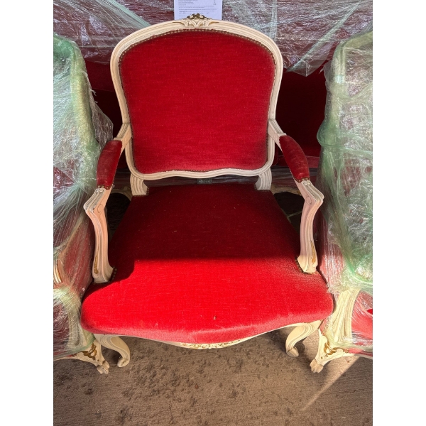 Red Velvet Chair