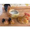 Image 2 : Vintage Collectable Roster Cookie Jar & Salt & Pepper Shakers OTAGIRI 1981 Made In Japan 