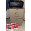 Image 1 : Home Office Essentials Filing Cabinet 18x24x29 w/ Canon Printer & Ink Jet Refills