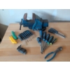 Image 1 : XL Shop Vice w/ Assorted Hand Tools 