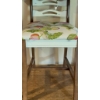 Image 2 : Pink Wooden Vanity Table with Drawer and Chair