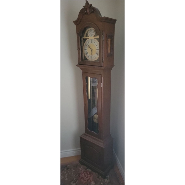 Tempest Fugit Grandfather Clock 6"Tall w/ Original Key Space Movements & More