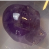 Image 4 : Lavender Purple Amethyst 46.6 ct Hand Carved Skull