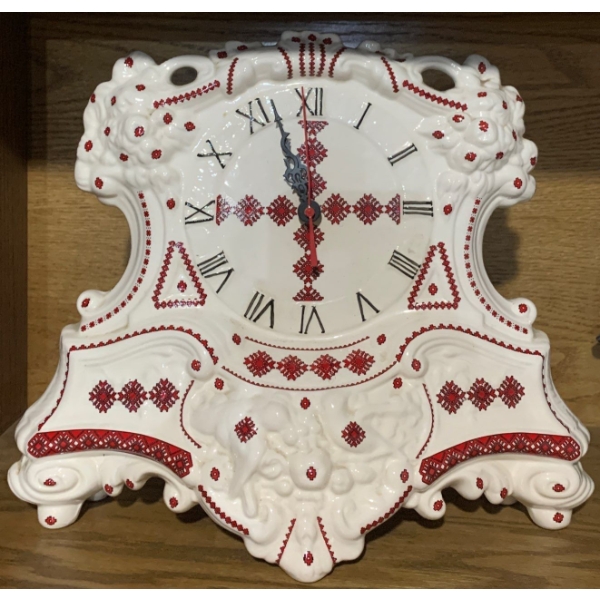 Ukraine Inspired Mantel Clock 10x11