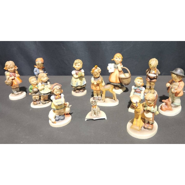 14 Goebel Hummel Figurines West Germany c.1947