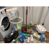 Image 1 : Massive Cleaning Collection - Tide Gain Downey Wet Jet Resolve Laundry Basket Extention Cord 