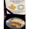 2017 $25 Football-Shaped Curved Pure Silver Coin