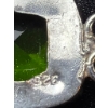 Image 10 : Stamped .925 Green Amber Bracelet and Earrings with Yellow Jasper Ring