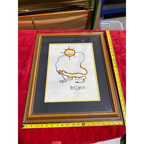 "Uproar" by Ross Woods (11.5" x 15.25" Before Frame)