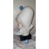 Image 3 : Cybis Clown Figurine 5 W, 5 D, 9 T (Has Broken Pom Pom as Shown)