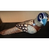 Image 1 : Large Handmade in Mexico Parrot Sculpture, 20In Long 